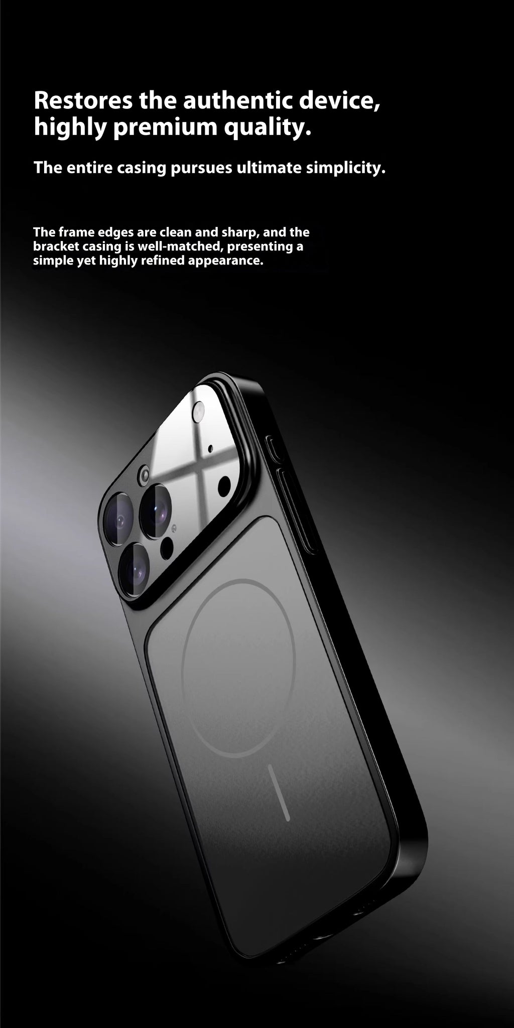 Instantly Transform iPhone 17 Pro Max Compatible with Apple 16 Matte Glass Magnetic Phone Case 15 Full Coverage Shockproof PC Cover