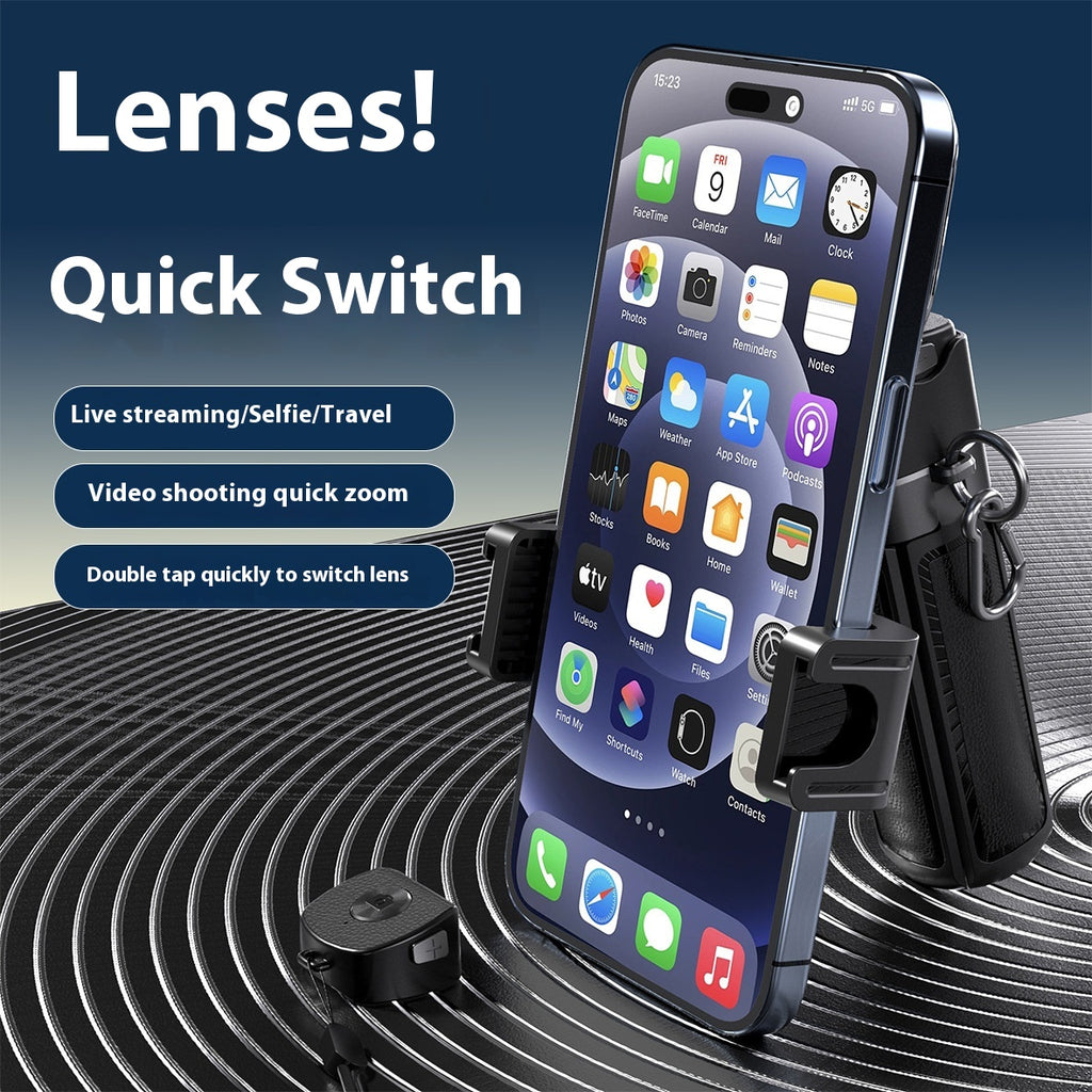 Zoom New Mini Selfie Stick Travel Photography Multi-Functional Stand Live Streaming Stand Phone Selfie Stick with Fill Light