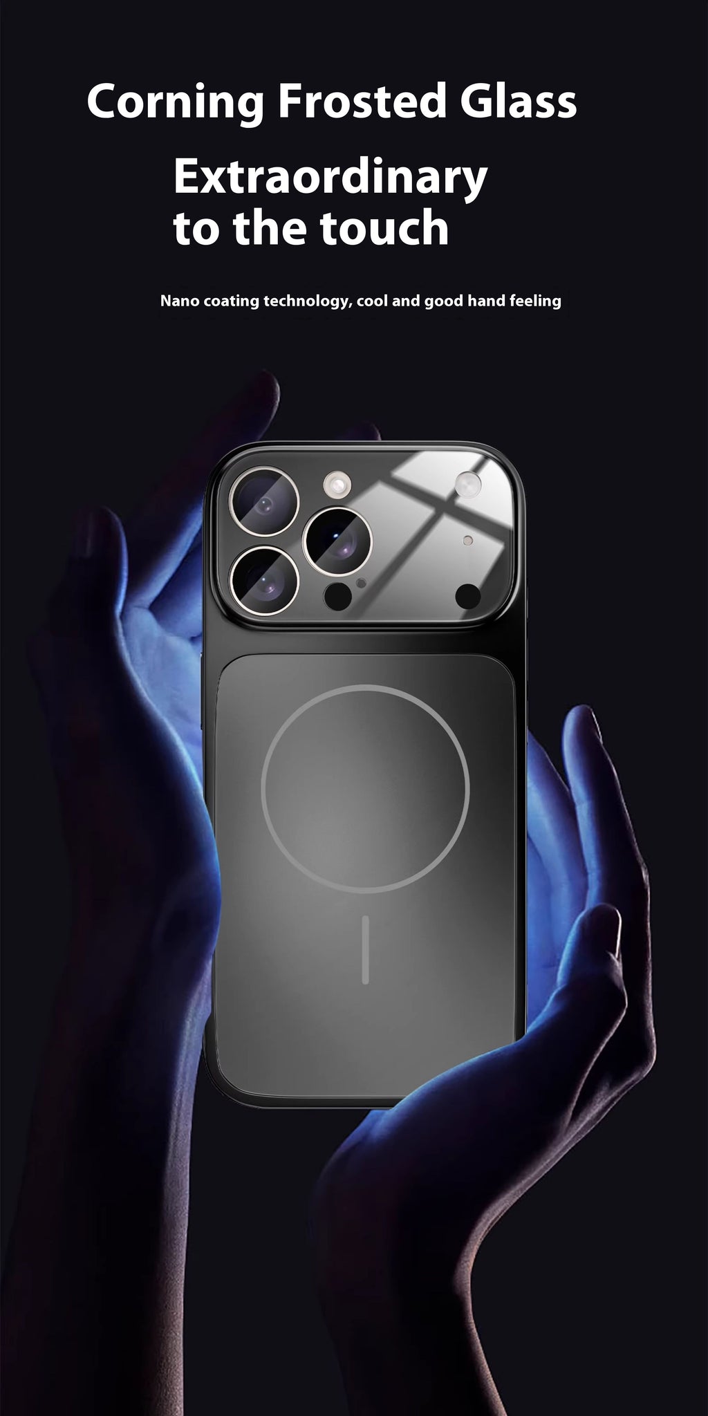 Instantly Transform iPhone 17 Pro Max Compatible with Apple 16 Matte Glass Magnetic Phone Case 15 Full Coverage Shockproof PC Cover