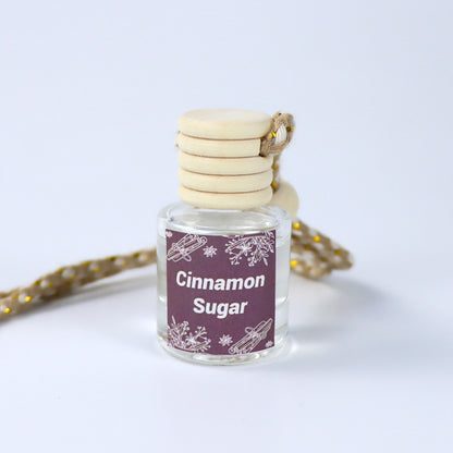 Cross-Border Hot Car Air Freshener Multiple Scents Available Glass Bottle Pendant Aromatherapy Essential Oil Car Interior Decoration Wholesale