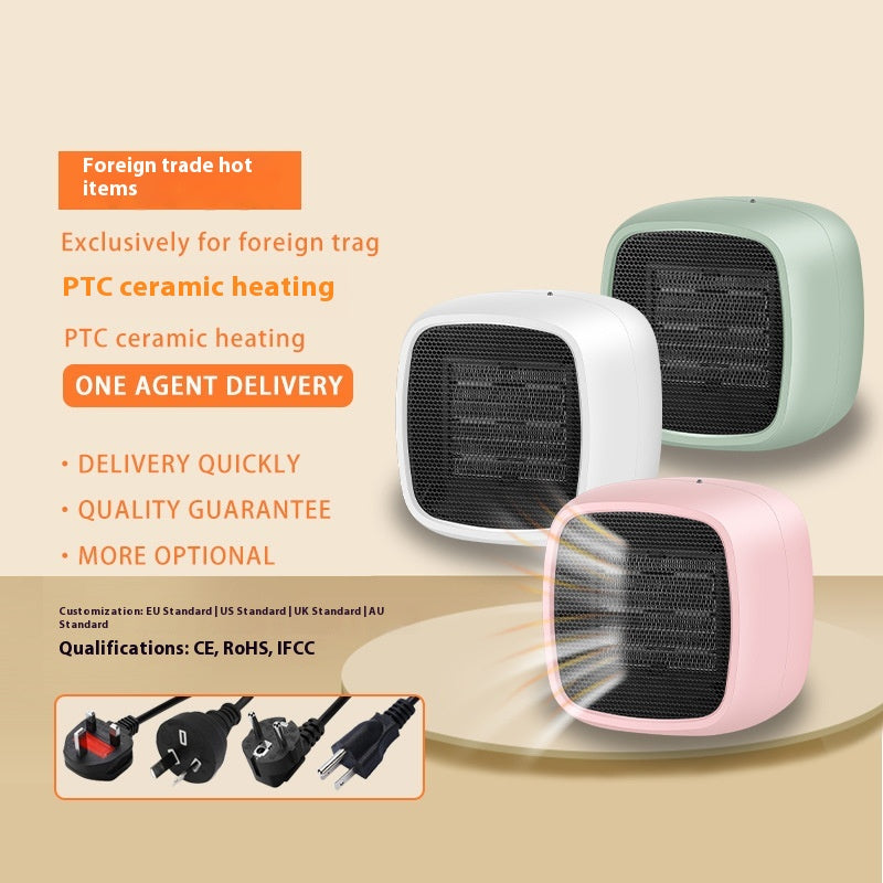 Desktop Small Heater Home Office Dormitory Mini Portable PTC Heating Warm Air Blower Electric Heater