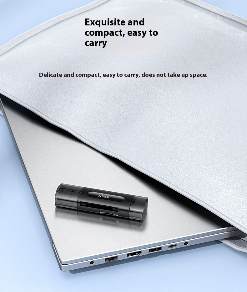 Computer USB Android Phone Dual-use Type-C Multi-function Two-in-one OTG Card Reader Mini TF Camera SD Card