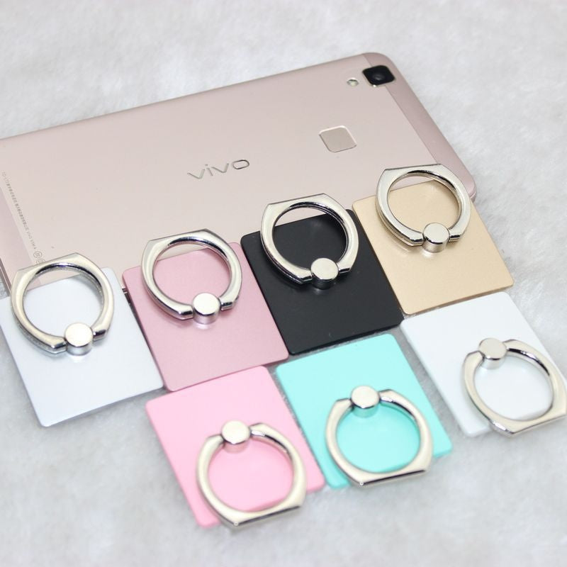 Lazy Creative New Square Phone Ring Holder Anti-drop Square Stand Phone Stand Rotating Gift with Logo Printing