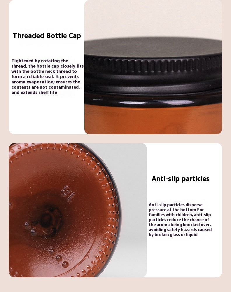 Zhongheng Rose Dried Flower Aromatherapy Candle for Home Bedroom Plant Essential Oil Niche Fragrance Long-lasting Scent Romantic Atmosphere