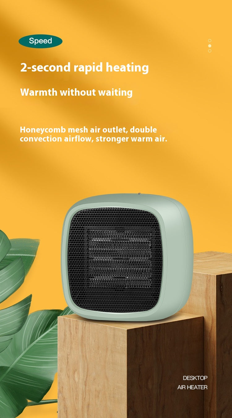 Desktop Small Heater Home Office Dormitory Mini Portable PTC Heating Warm Air Blower Electric Heater