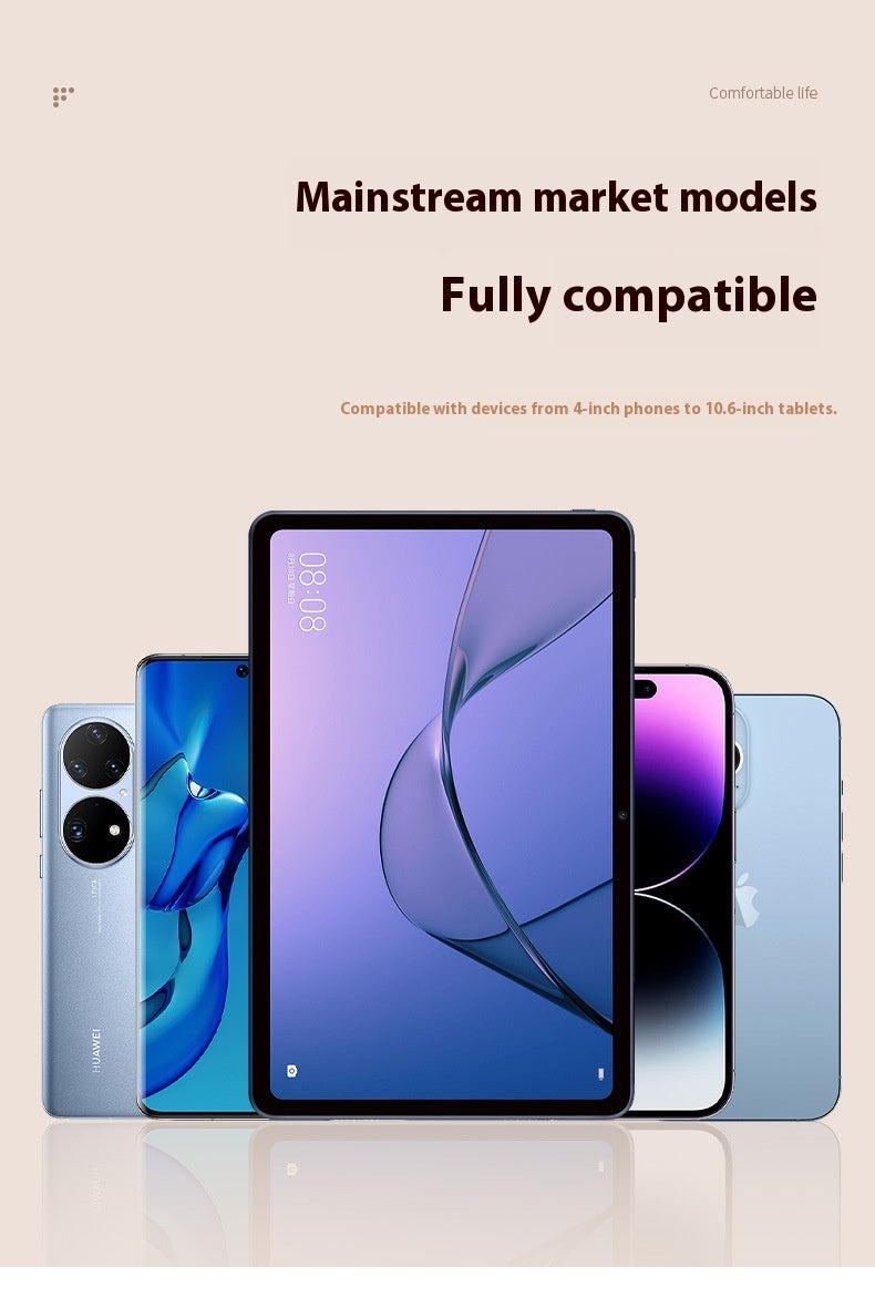 Mobile Phone Bracket Lazy Bed Bedside Table Vertical Shooting Live Mobile Phone Tablet Computer Stand