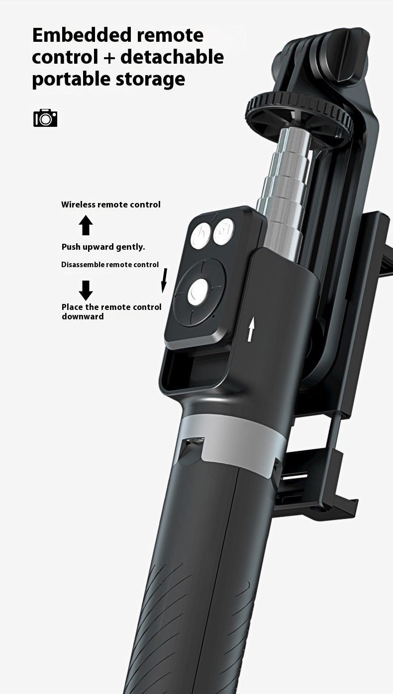 1.7m Phone Stand Selfie Stick Remote Control Video Recording Tripod Integrated Portable Stand Charging