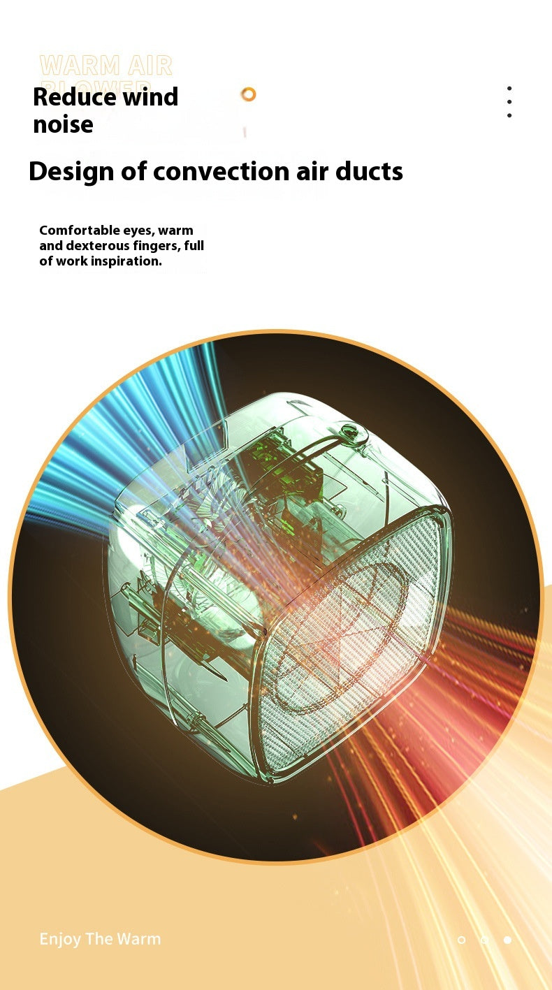 High-power Desktop Heater for Home Use, Fast Heating Fan