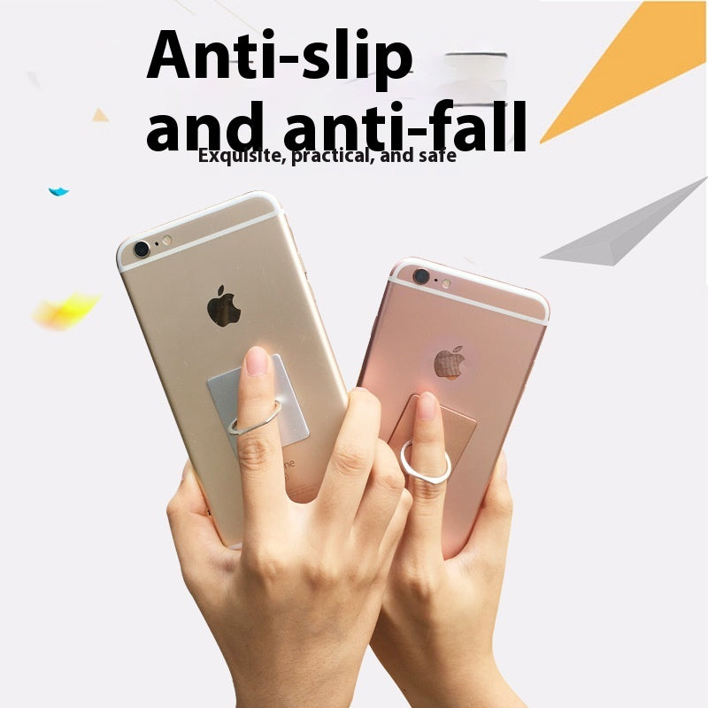 Lazy Creative New Square Phone Ring Holder Anti-drop Square Stand Phone Stand Rotating Gift with Logo Printing