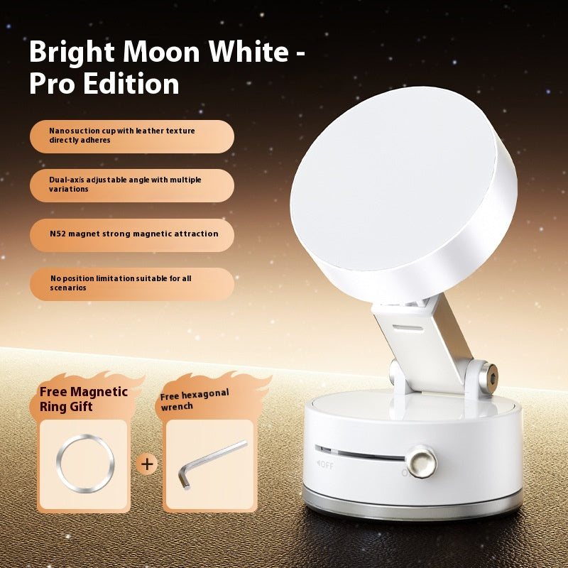 Vacuum Magnetic Mobile Phone Sucker Bracket Dual Use in Car and Home Foldable Storage Lazy Holder Mobile Phone Bracket Desktop