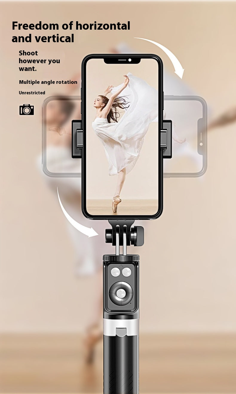 1.7m Phone Stand Selfie Stick Remote Control Video Recording Tripod Integrated Portable Stand Charging