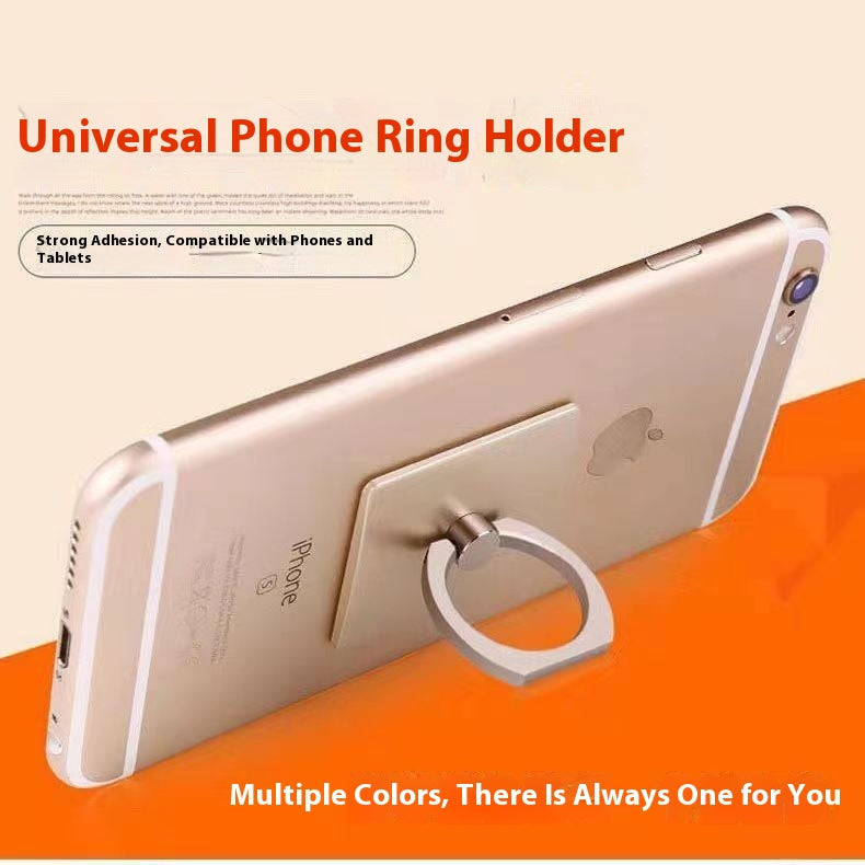Lazy Creative New Square Phone Ring Holder Anti-drop Square Stand Phone Stand Rotating Gift with Logo Printing