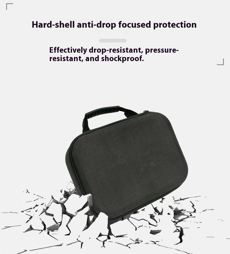 EVA Hard Shell Air Conditioner Frequency Tester Storage Bag Black Outdoor Multifunctional Digital Electronic Product Storage Protection Box