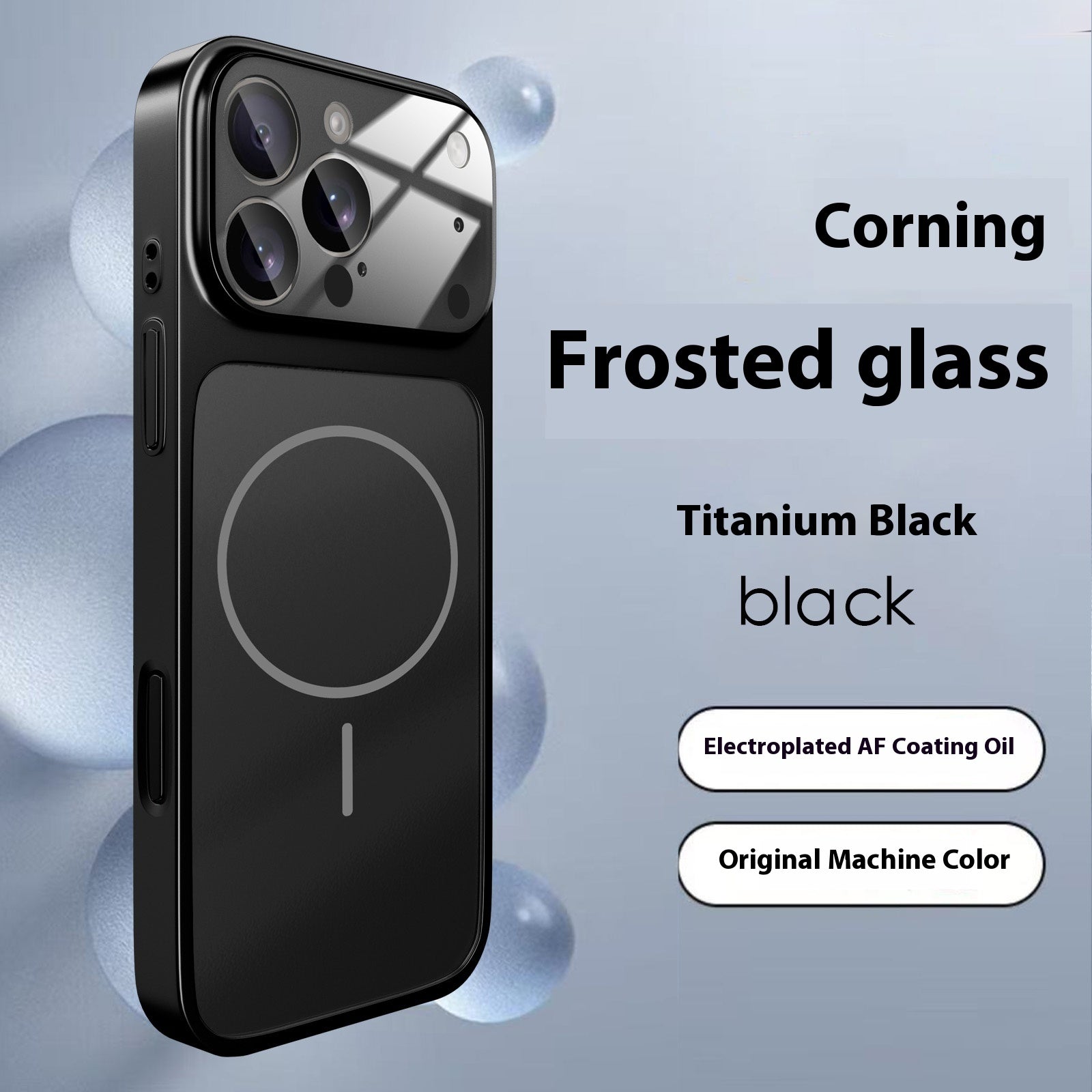 Instantly Transform iPhone 17 Pro Max Compatible with Apple 16 Matte Glass Magnetic Phone Case 15 Full Coverage Shockproof PC Cover