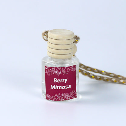 Cross-Border Hot Car Air Freshener Multiple Scents Available Glass Bottle Pendant Aromatherapy Essential Oil Car Interior Decoration Wholesale