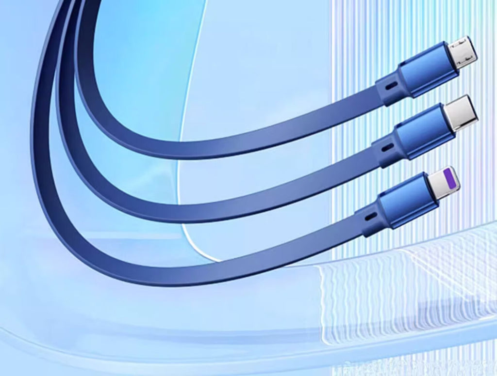 1-to-3 Fast Charging Cable 00W Three-in-One Data Cable