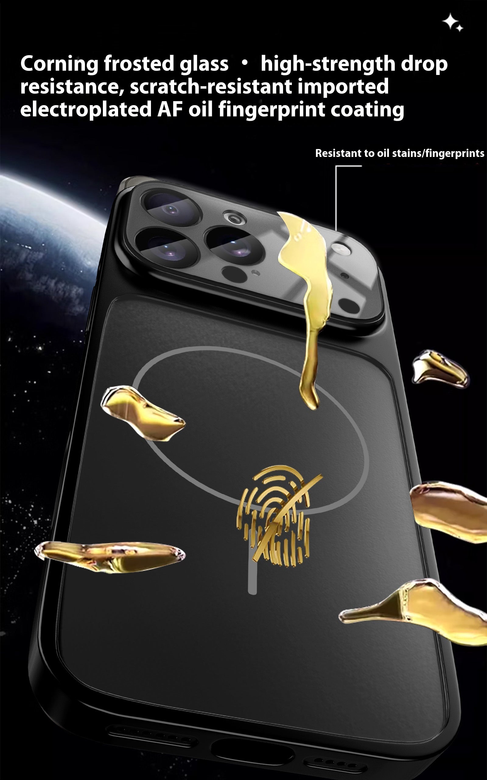 Instantly Transform iPhone 17 Pro Max Compatible with Apple 16 Matte Glass Magnetic Phone Case 15 Full Coverage Shockproof PC Cover