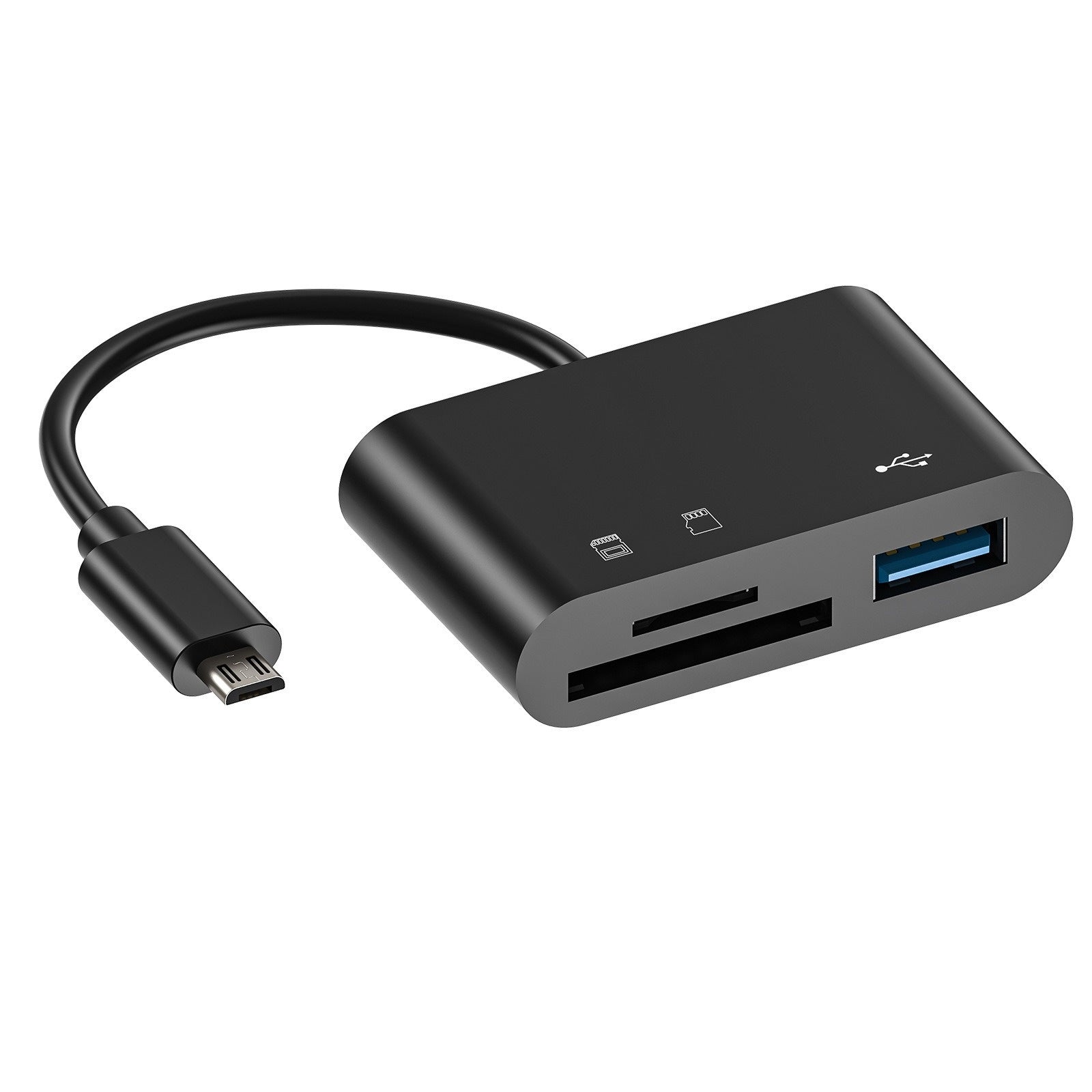 Mobile Phone Card Reader 3-in-1 Type-C Mobile Phone Computer SD/TF Card USB Flash Drive 2.0 Multi-Function High-Speed Card Reader