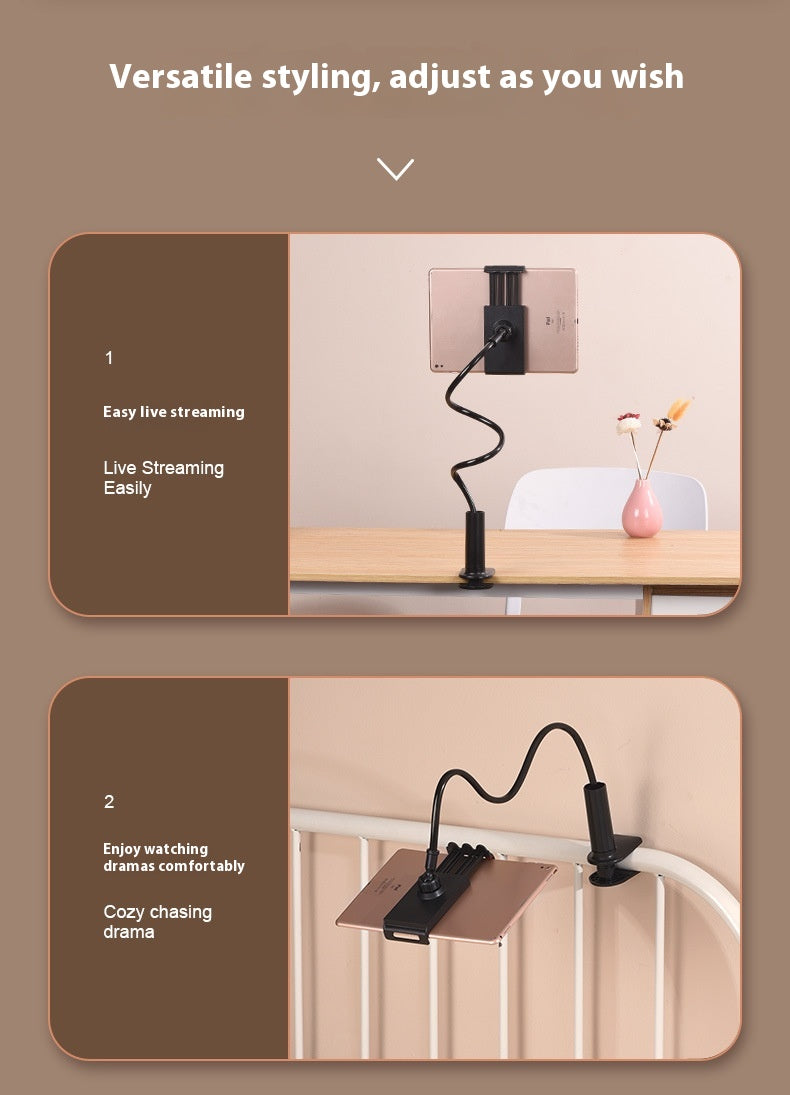 Mobile Phone Bracket Lazy Bed Bedside Table Vertical Shooting Live Mobile Phone Tablet Computer Stand
