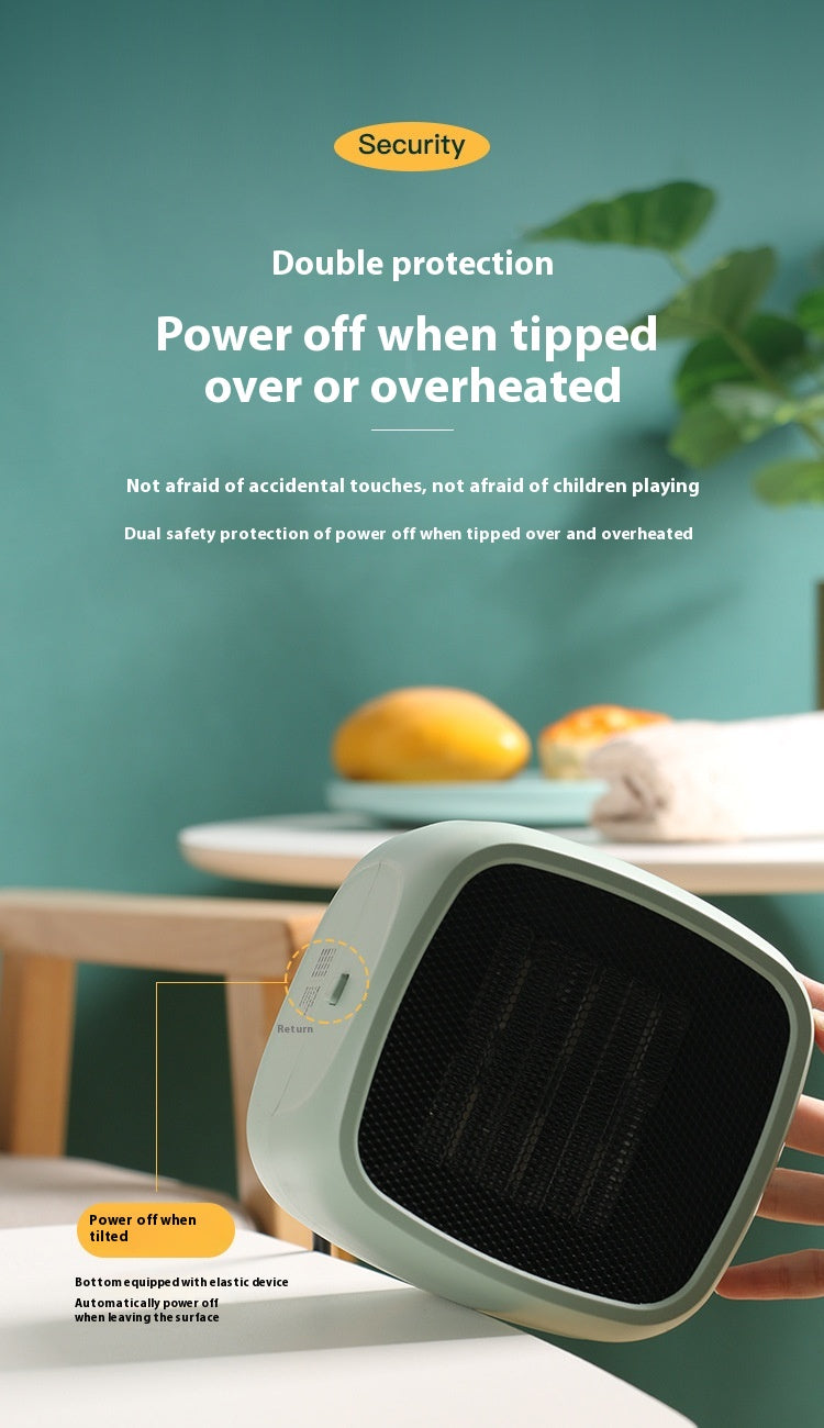 Desktop Small Heater Home Office Dormitory Mini Portable PTC Heating Warm Air Blower Electric Heater