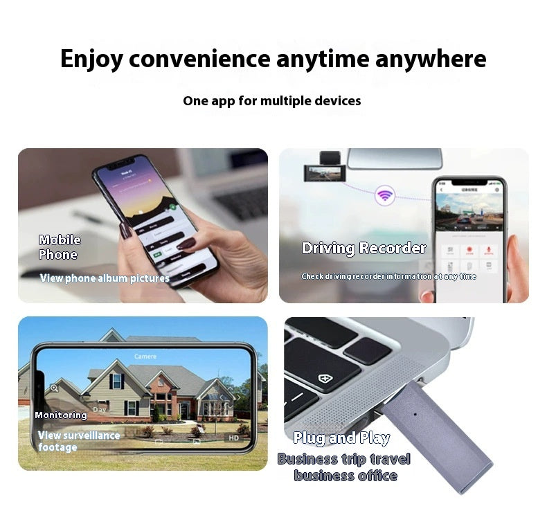 Multifunctional 2-in-1 High-Speed USB 3.0 Card Reader Supports TF + SD for Computer, Tablet, Camera, Laptop, and Car Use