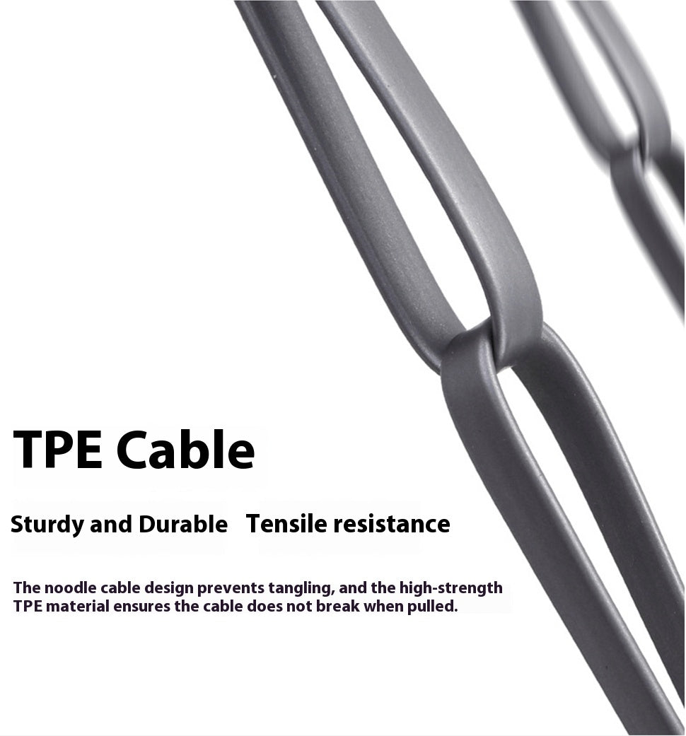 Retractable 3-in-1 Phone Data Cable Compatible with Apple Android TYPE-C Three-in-One Gift Charging Cable Fast Charging Cable
