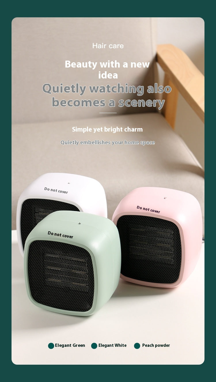 Desktop Small Heater Home Office Dormitory Mini Portable PTC Heating Warm Air Blower Electric Heater