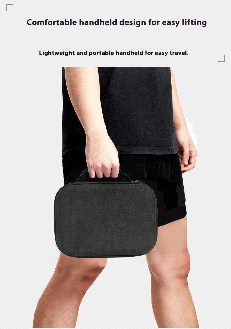 EVA Hard Shell Air Conditioner Frequency Tester Storage Bag Black Outdoor Multifunctional Digital Electronic Product Storage Protection Box