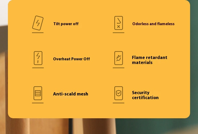 Desktop Small Heater Home Office Dormitory Mini Portable PTC Heating Warm Air Blower Electric Heater