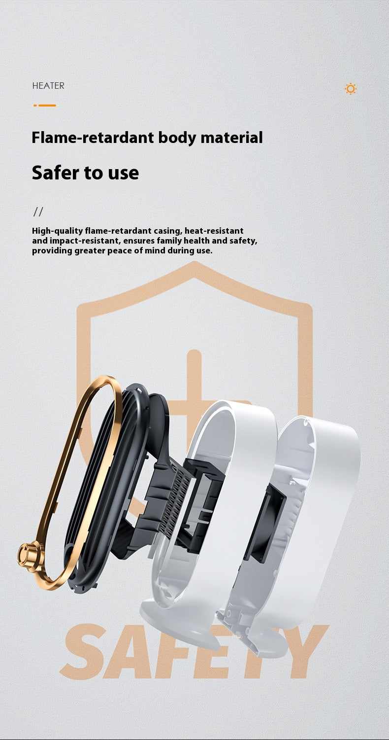 New Model Warm Air Blower Household Desktop Office Small Electric Heater Vertical Ceramic PTC Heating Warmer