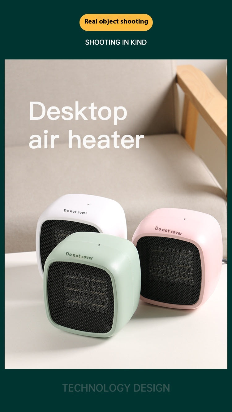 Desktop Small Heater Home Office Dormitory Mini Portable PTC Heating Warm Air Blower Electric Heater