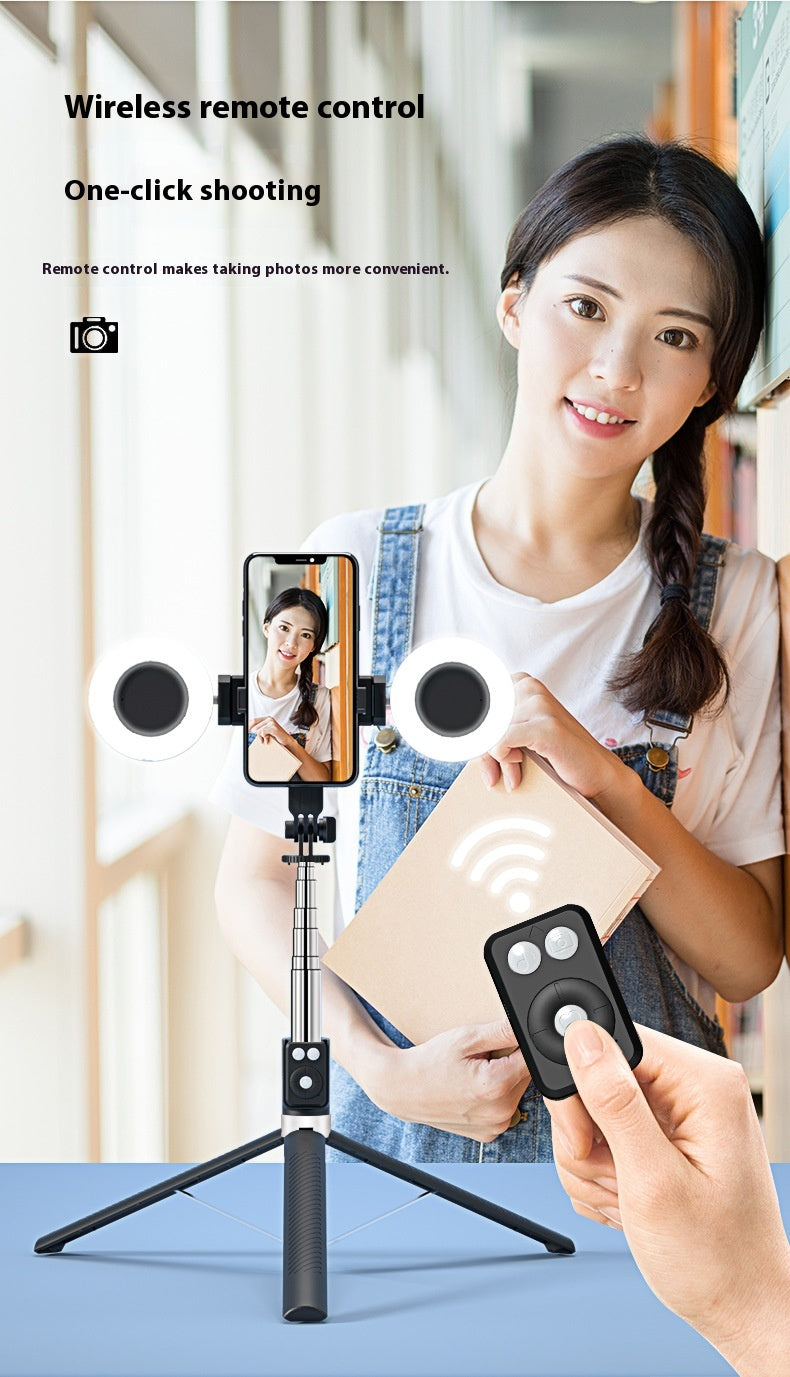 1.7m Phone Stand Selfie Stick Remote Control Video Recording Tripod Integrated Portable Stand Charging