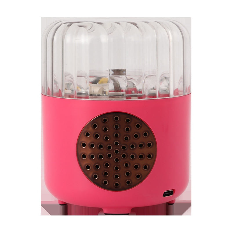 Bluetooth Speaker Water Ripple Music Rhythm Projection Lamp Bedroom Bedside Romantic Mood Dynamic Rotating Atmosphere Night Light