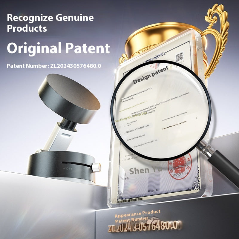 Vacuum Magnetic Mobile Phone Sucker Bracket Dual Use in Car and Home Foldable Storage Lazy Holder Mobile Phone Bracket Desktop