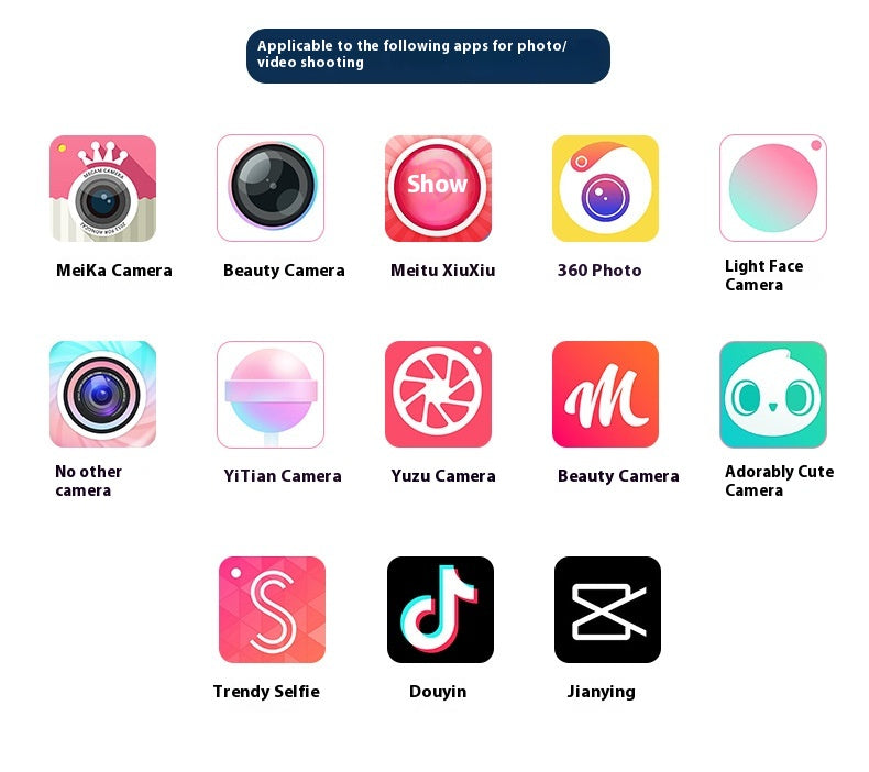 Zoom New Mini Selfie Stick Travel Photography Multi-Functional Stand Live Streaming Stand Phone Selfie Stick with Fill Light