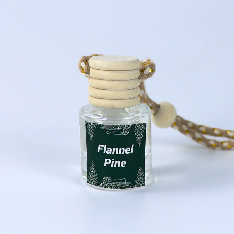 Cross-Border Hot Car Air Freshener Multiple Scents Available Glass Bottle Pendant Aromatherapy Essential Oil Car Interior Decoration Wholesale