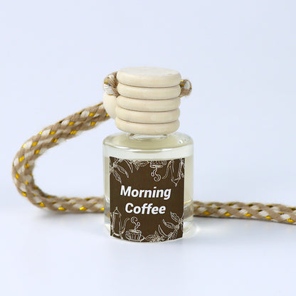 Cross-Border Hot Car Air Freshener Multiple Scents Available Glass Bottle Pendant Aromatherapy Essential Oil Car Interior Decoration Wholesale